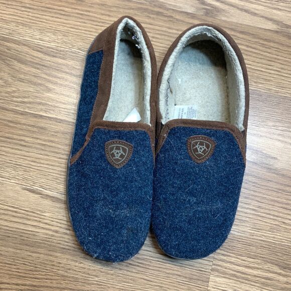 Ariat Slippers Lincoln Slipper Hardsole Sherpa Lined Wool Blend Mens Size 11 main image 4